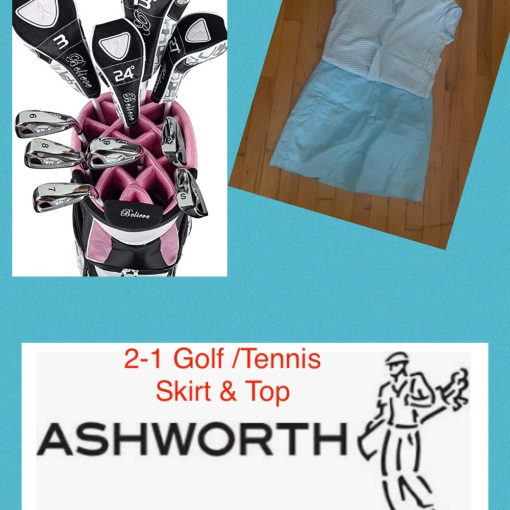 NEW Woman /Young Adult Ashworth Tennis/golf Set/condition